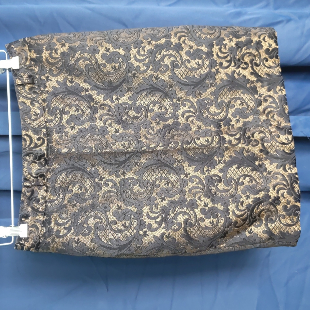 Black and gold Worthington skirt, lined, Sz 10P